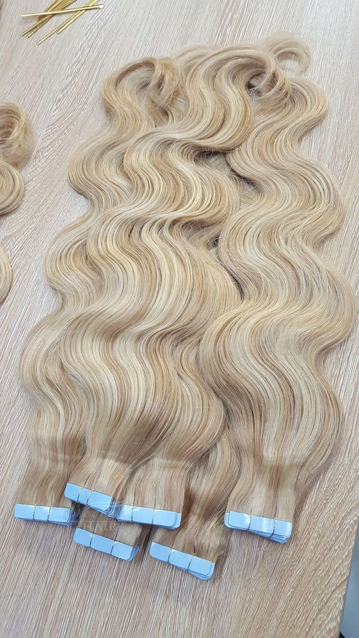 002 Human hair tape-ins