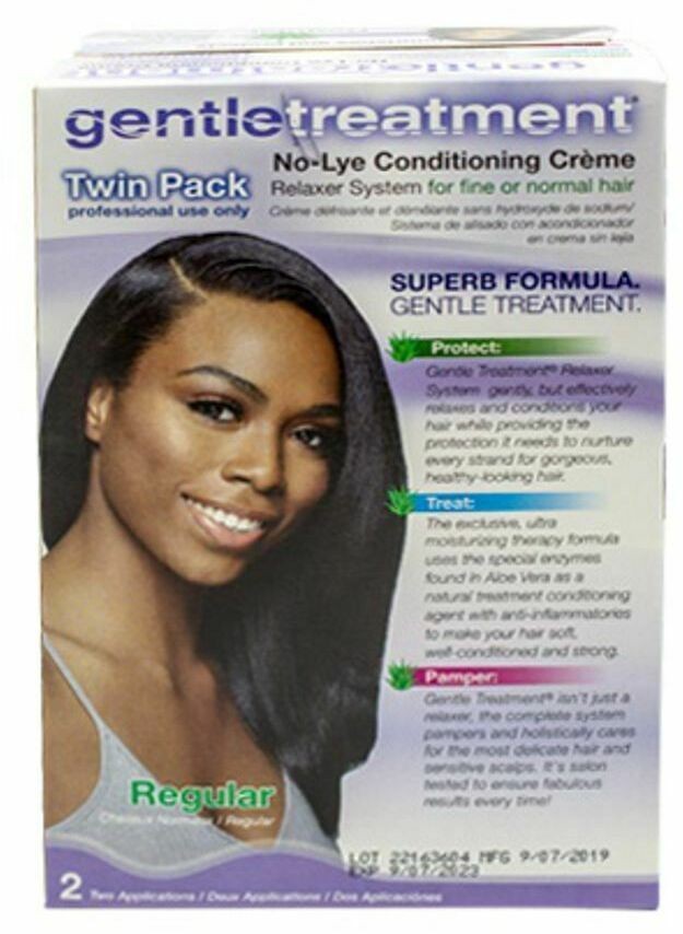 Gentle treatment regular relaxer system