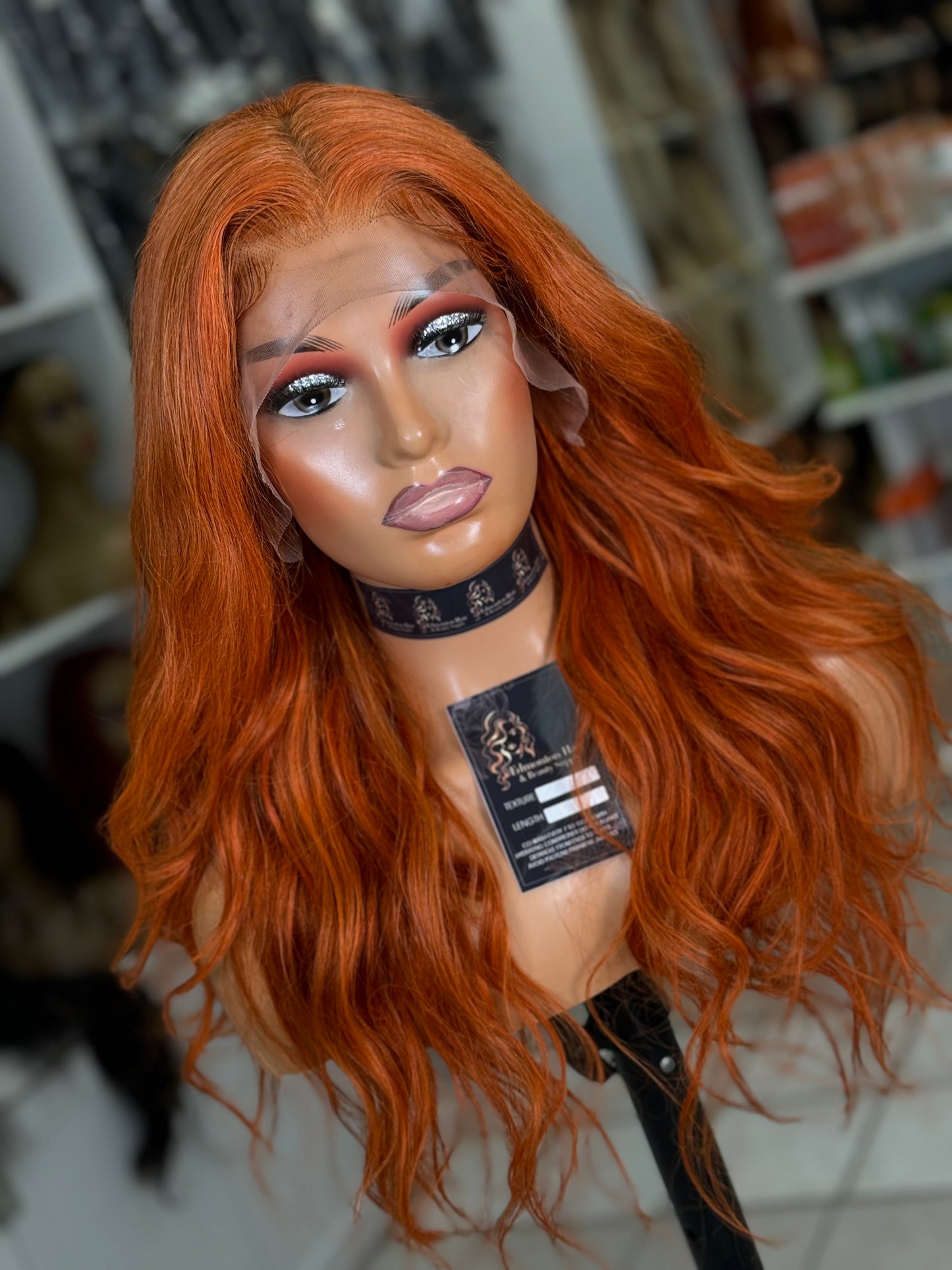 22” 13 by 4 coloured wigs