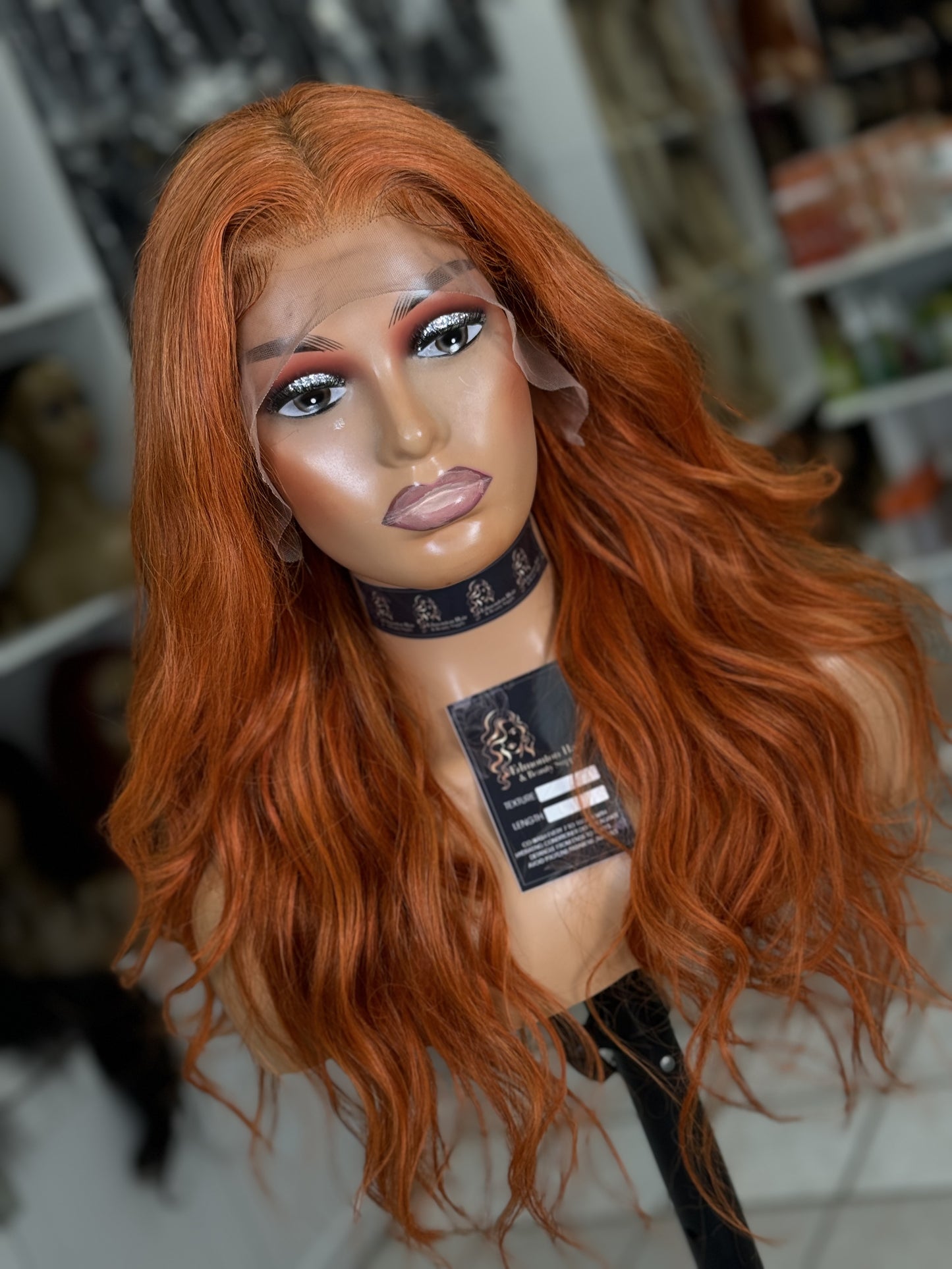 22” 13 by 4 coloured wigs