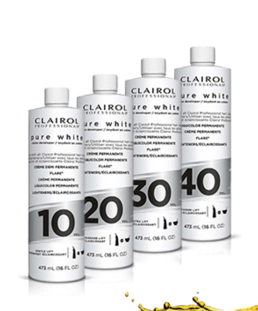 Clairol Professional pure white cream developer