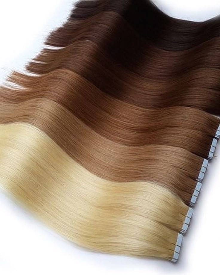 002 Human hair tape-ins