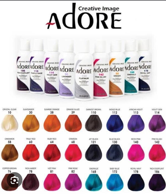Adore semi-permanent hair Color