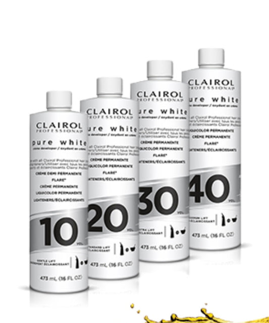 Clairol Professional pure white cream developer