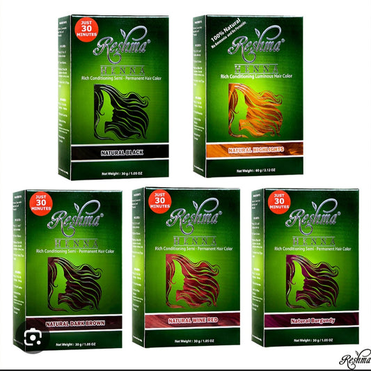 Reshma Henna hair colour