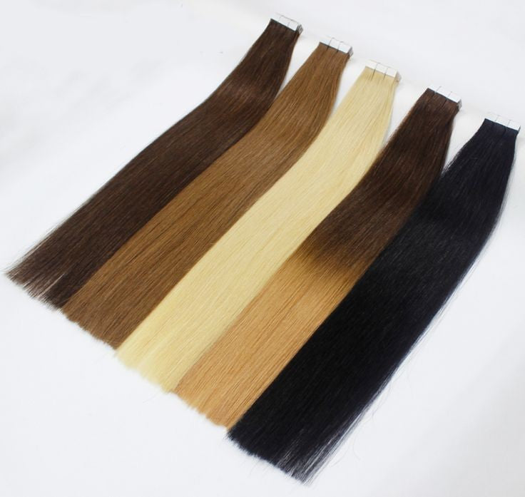 002 Human hair tape-ins